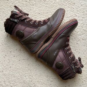 PAJAR CANADA Trooper Leather Waterproof Winter Snow Rain Boot Sz 8.5-9